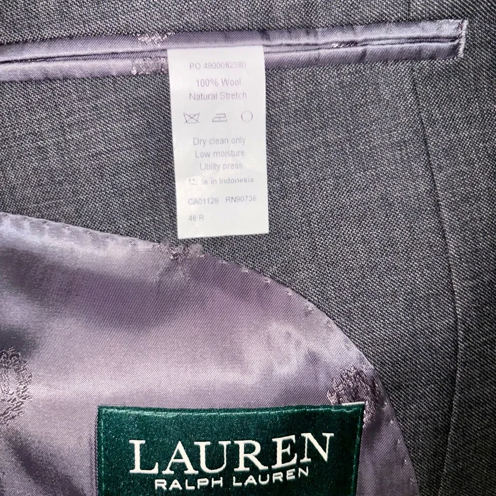 Ralph‎ Lauren Charcoal Blazer